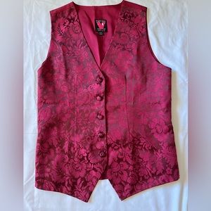 Burgundy Vest